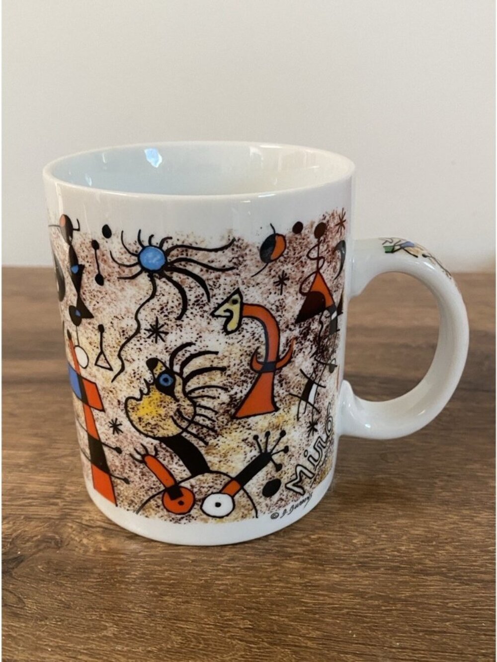 Chaleur Masters Collection Joan Miró Ceramic Art Mug by D. Burrows Discontinued